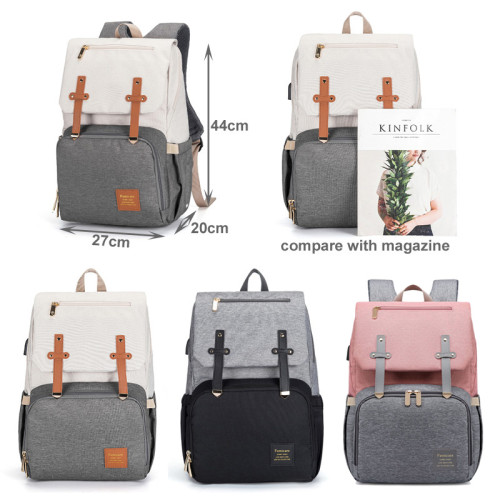 Multi-function outdoor mommy changing bags baby diaper bag backpack 8 buyers