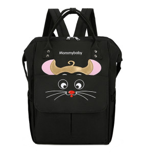 Fashionable multifunctional large-capacity mother and baby bag mouse new shoulder bag diaper bags