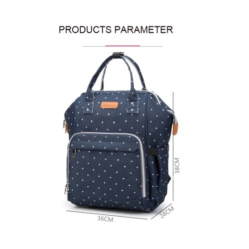 Bag Waterproof Travel Multifunction USB Charger Bottom Antifouling Design Mommy Diaper Bag Backpack