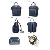 Bag Waterproof Travel Multifunction USB Charger Bottom Antifouling Design Mommy Diaper Bag Backpack