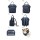 Bag Waterproof Travel Multifunction USB Charger Bottom Antifouling Design Mommy Diaper Bag Backpack