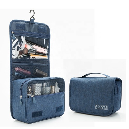 Hot New Factory Wholesale waterproof Cosmetic Custom Nylon bags Small Travel Make up Bag.