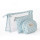 Hot small crown transparent PVC travel cosmetic bag 3pcs multi-functional waterproof toiletry bag