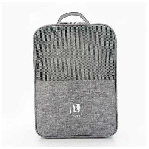 New type of cationic multi-function portable with trolley mesh shoe bag grid shoe bag Nylon bags
