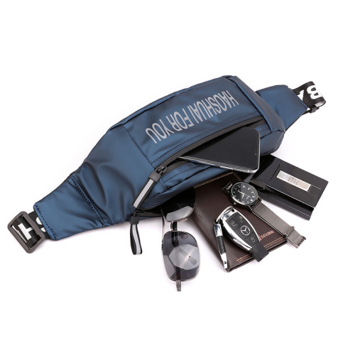 Custom logo waist bag for men Messenger Chest Bags waterproof sports nylon chest bags