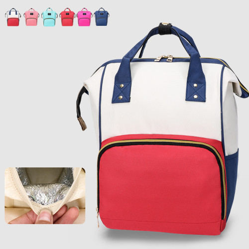Fashion Large Capacity Diaper Backpack Multifunction Waterproof Custom Mommy Diaper Backpack