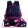BSCI factory new cute design nylon material 3 in one kids school students backpack bags