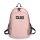 BSCI factory new fashion design canvas material high school students backpack bag