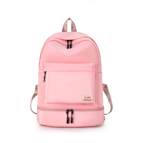 sport Waterproof shoulder backpack traveling Polyester wet dry bag with swimming Leisure backpack