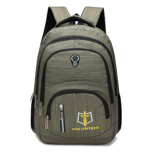 Multifunction Slim laptop backpack outdoor travel waterproof bag with Embroidery Leisure backpack