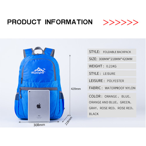 Most Durable Foldable Backpacks Ultralight Lightweight Foldable Backpack
