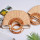 Autumn Winter straw bag women wood handle leisure bags