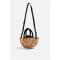 Amazon Ins hot sale semicircular bamboo bag lady handbag
