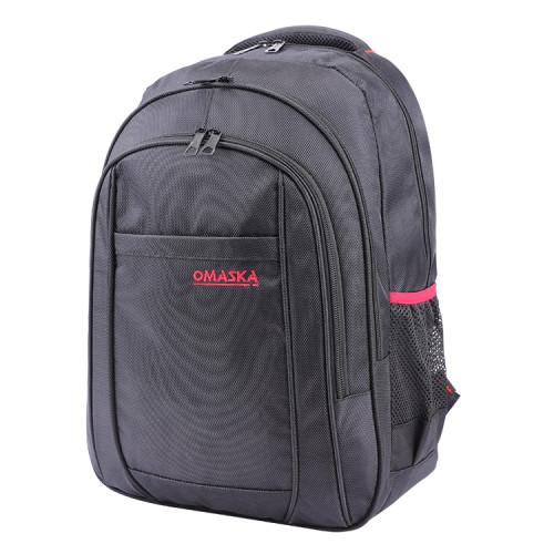 Custom large capacity travel backpack black men laptop school backpack