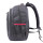 Custom large capacity travel backpack black men laptop school backpack