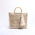 Winter woven straw hand bag simple design lady hand bag
