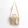 Winter woven straw hand bag simple design lady hand bag
