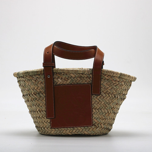 Women Straw Bag Weave Handbags Handwoven Tote Summer Beach Bag Natural Chic Handbag