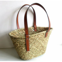 Women Straw Bag Weave Handbags Handwoven Tote Summer Beach Bag Natural Chic Handbag