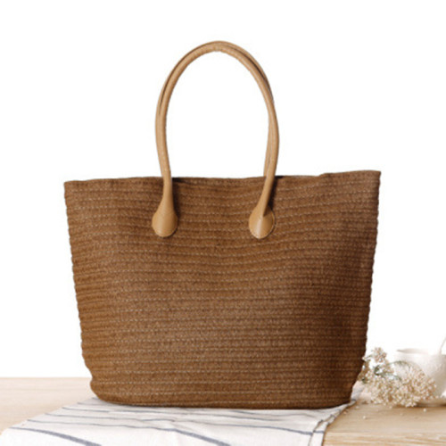 Women noble beach bag straw handmade bag straw in stock