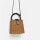 Small box beaded straw bags woven handmade shoulder rattan bag handle