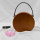 Unique Fashionable Women's Wooden Handbag Small and Exquisite Clutch