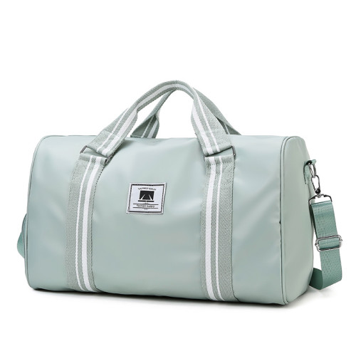 Lightweight large capacity duffel handbag fashion sports gym bag with shoe pocket
