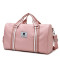 Lightweight large capacity duffel handbag fashion sports gym bag with shoe pocket
