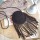 Crochet wholesale bali straw purse cluth handbags round straw bag