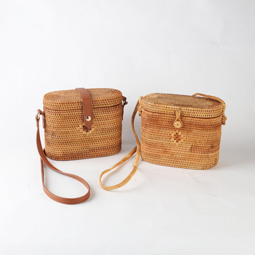 Vintage handmade wholesale rattan bag from Vietnam