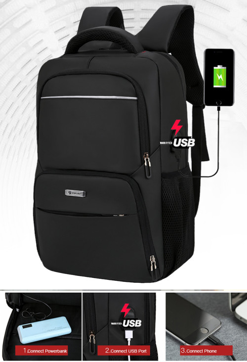 Waterproof customized laptop usb backpack business laptop bags backpack mens