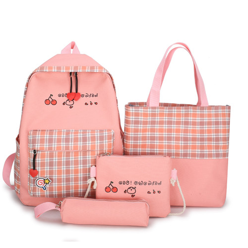 School Bag Back Support Backpack 2021 For Child Pink Prince Black Green Waterproof Geometric Blue