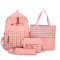School Bag Back Support Backpack 2021  For Child Pink Prince Black Green Waterproof Geometric Blue