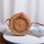 New design custom beach rattan bag wholesale straw rattan bag