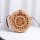 New design custom beach rattan bag wholesale straw rattan bag