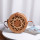 New design custom beach rattan bag wholesale straw rattan bag