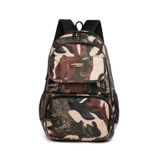 Camouflage color college students school bags large boys backpack waterproof bag