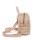 Women ladies small summer hand crochet straw woven beach backpack