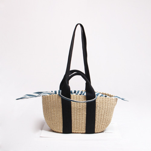 Handmade Woven Straw Bag Summer Women Messenger Crossbody Bags Girls Beach Handbag 2020