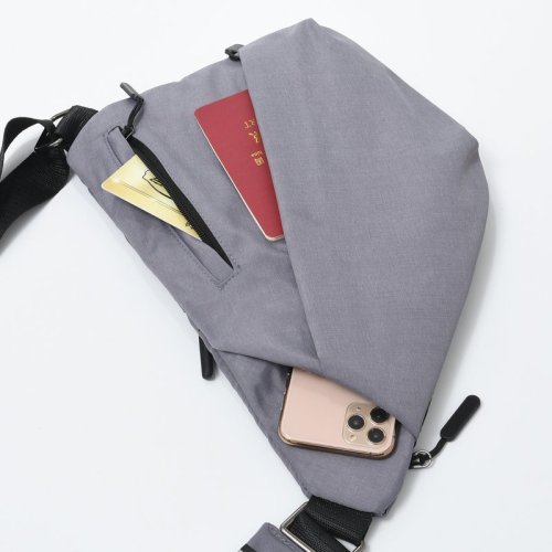Man fashion Triangle Crossbody Bag backpack chest bag