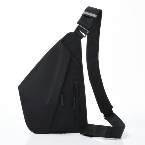 Man fashion Triangle Crossbody Bag backpack chest bag