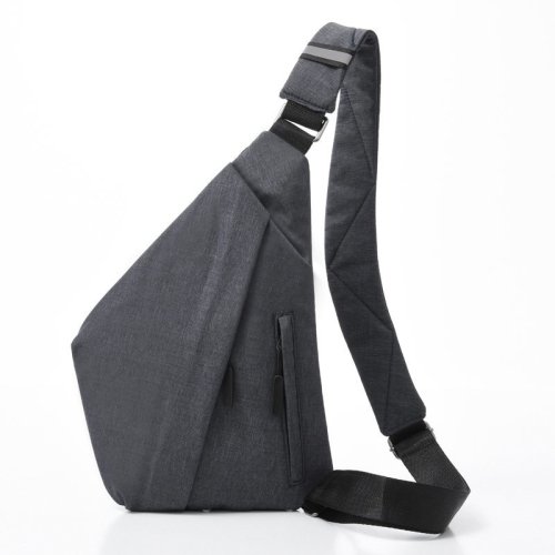 Man fashion Triangle Crossbody Bag backpack chest bag