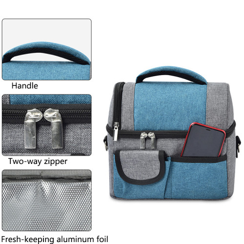 Stylish wholesale custom Oxford travel outdoor cooler lunch bag