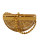New bamboo hand bag handmade Semicircular bamboo clutch bags