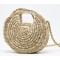 Wholesale hand woven bohemia beach circle bag fashion round rattan straw bags women handbags