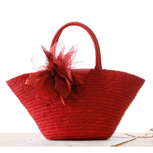 2021 wheat straw beach bag ladies handbag fashion woven hat shaped shoulder bag customization