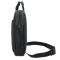 High quality black color nylon laptop shoulder messenger bag for men