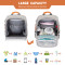 Factory Wholesale Big Capacity Multi-Functional Diaper Bag Mommy Backpack for Baby Care