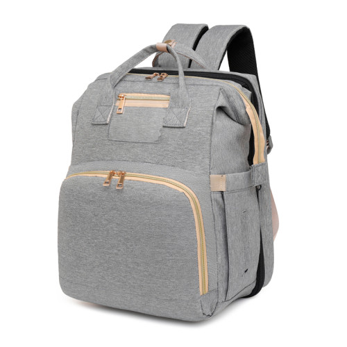 babytas met bed Diaper Bag Big Capacity Multi-Functional with Changing Pad Casual Mommy Backpack for Baby Care