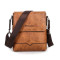 New trending men messenger leather bags waterproof leisure messenger bag shoulder bag business